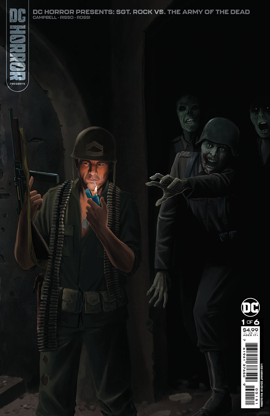 DC Horror Presents Sgt Rock vs The Army Of The Dead #1 Cover F Incentive Pia Guerra Card Stock Variant Cover
