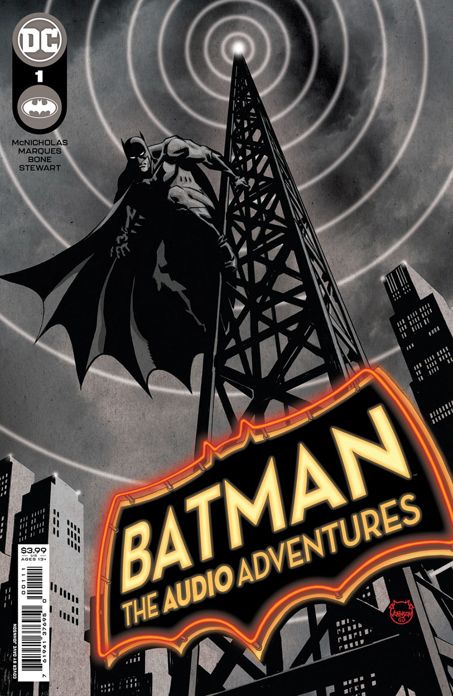 Batman The Audio Adventures #1 Cover A Regular Dave Johnson Cover