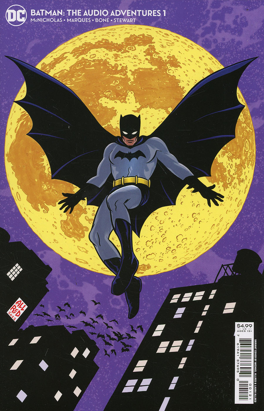 Batman The Audio Adventures #1 Cover B Variant Michael Allred Card Stock Cover