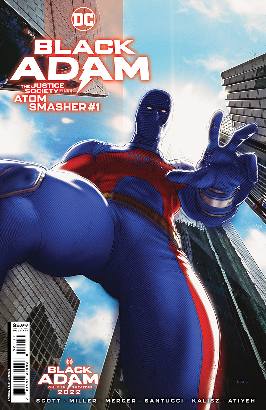 Black Adam Justice Society Files Atom Smasher #1 (One Shot) Cover A Regular Kaare Andrews Cover