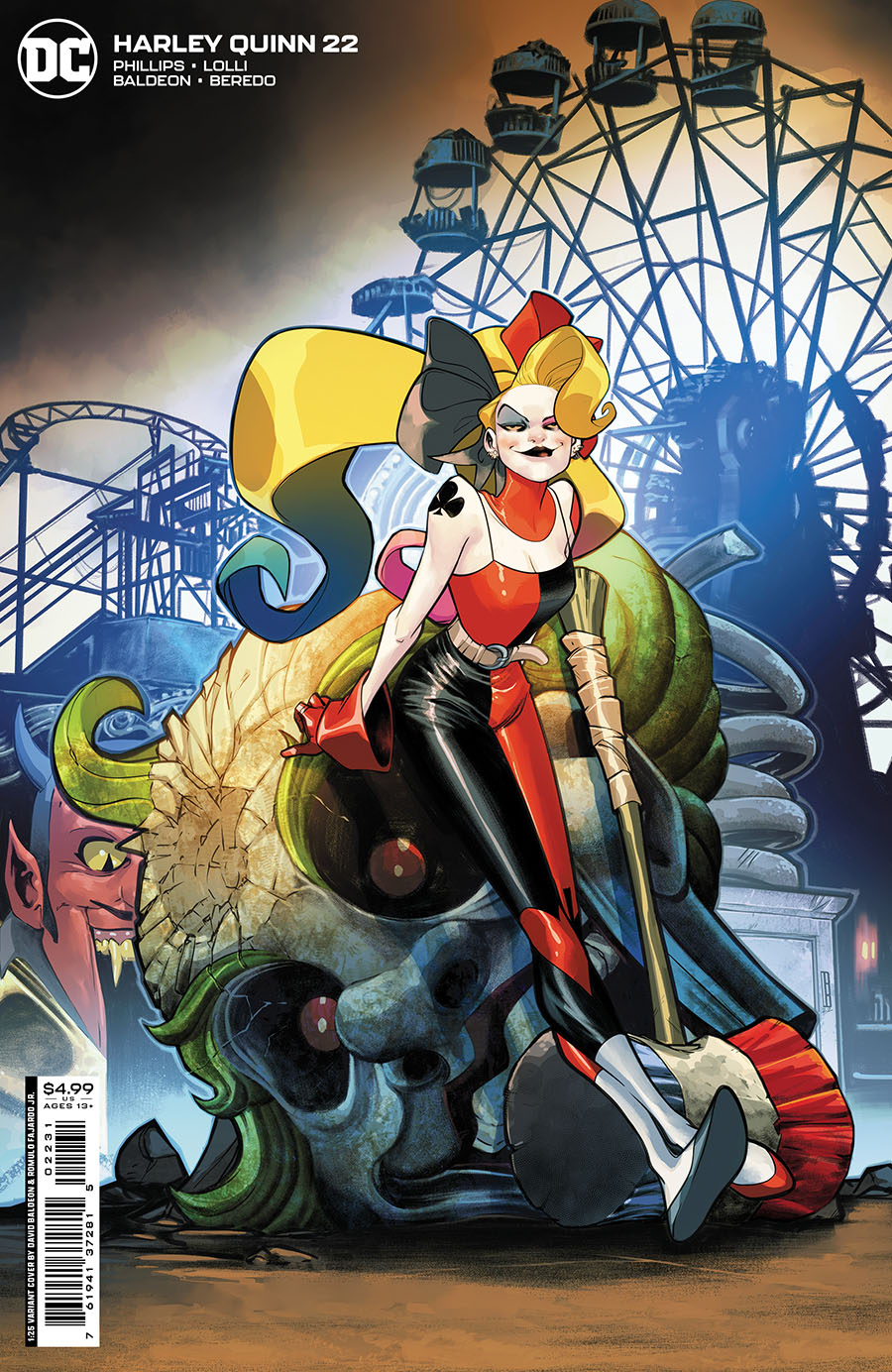 Harley Quinn Vol 4 #22 Cover E Incentive David Baldeon Card Stock Variant Cover