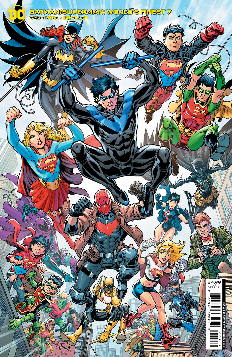 Batman Superman Worlds Finest #7 Cover E Incentive Todd Nauck Card Stock Variant Cover