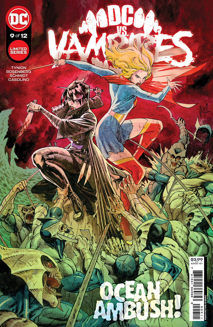 DC vs Vampires #9 Cover A Regular Guillem March Cover
