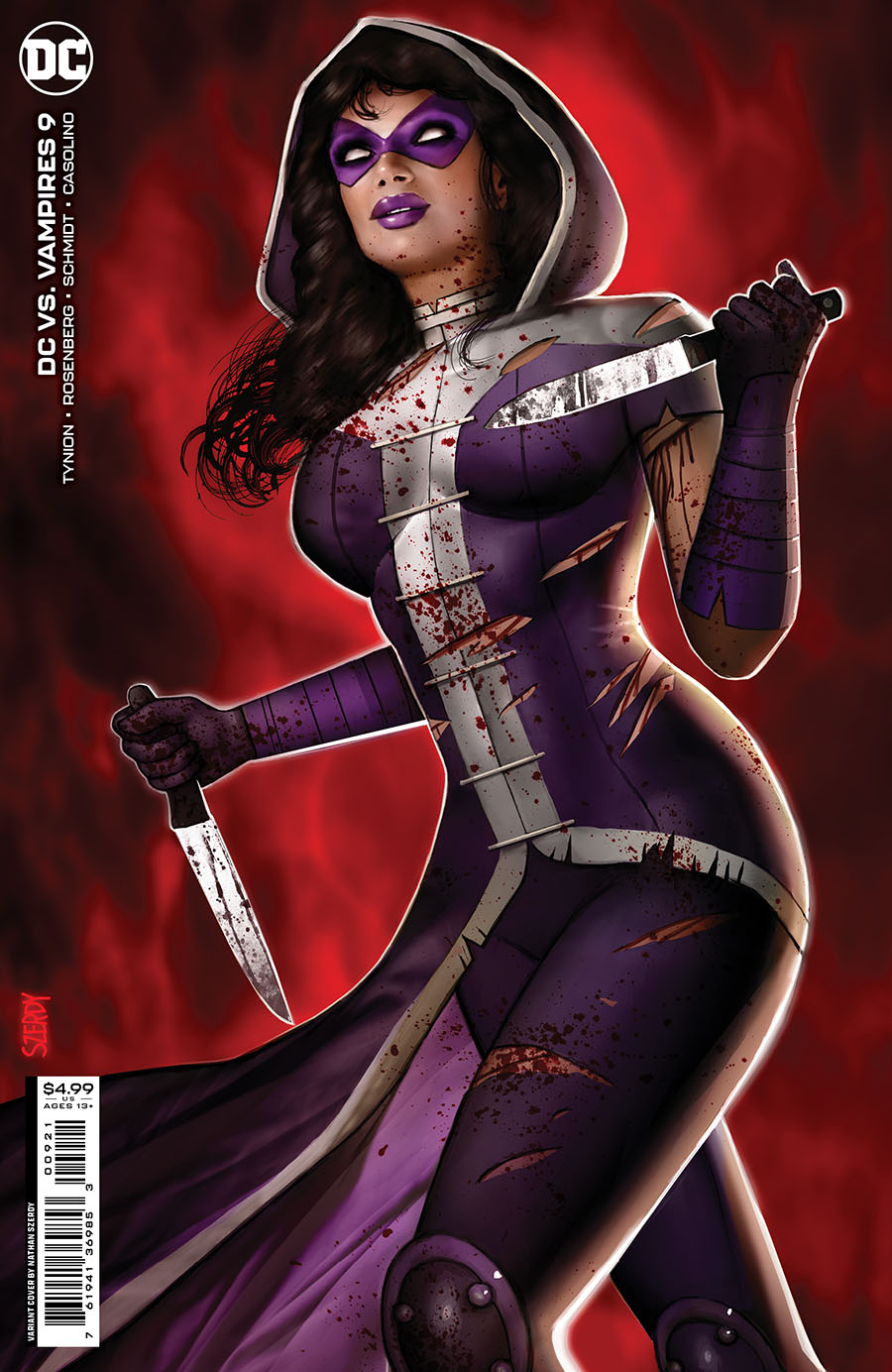 DC vs Vampires #9 Cover B Variant Nathan Szerdy Card Stock Cover