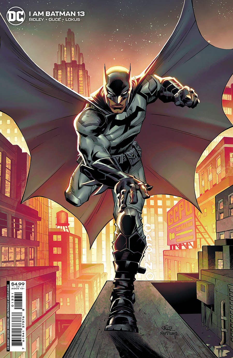 I Am Batman #13 Cover D Incentive Roger Cruz Card Stock Variant Cover