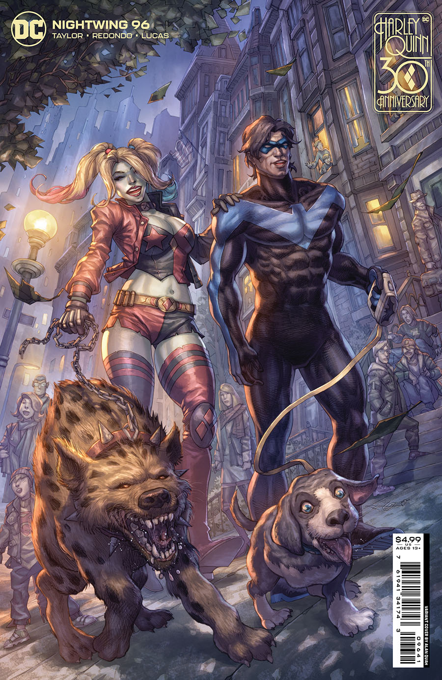 Nightwing Vol 4 #96 Cover C Variant Alan Quah Harley Quinn 30th Anniversary Card Stock Cover