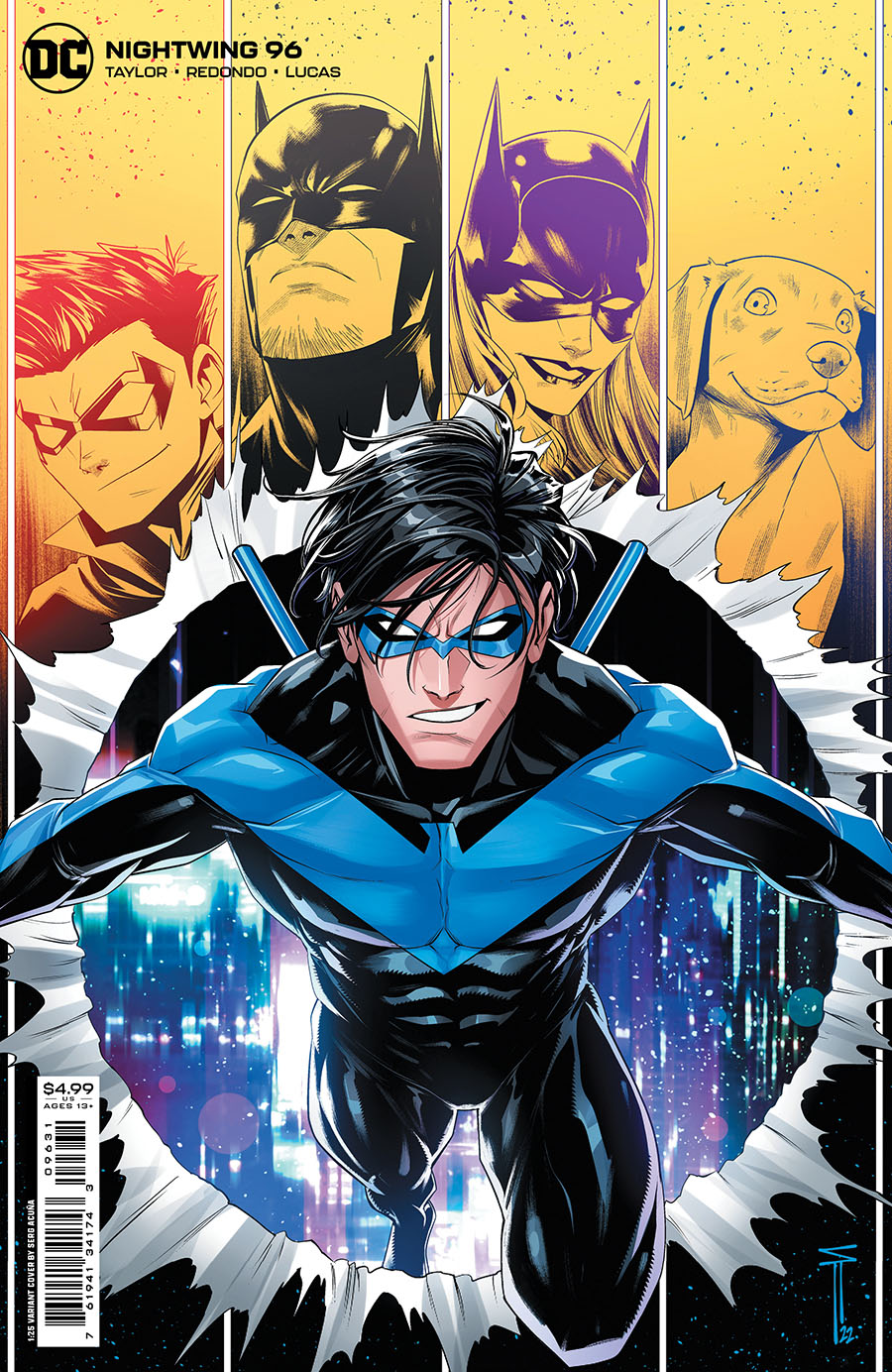 Nightwing Vol 4 #96 Cover D Incentive Sergio Acuna Card Stock Variant Cover