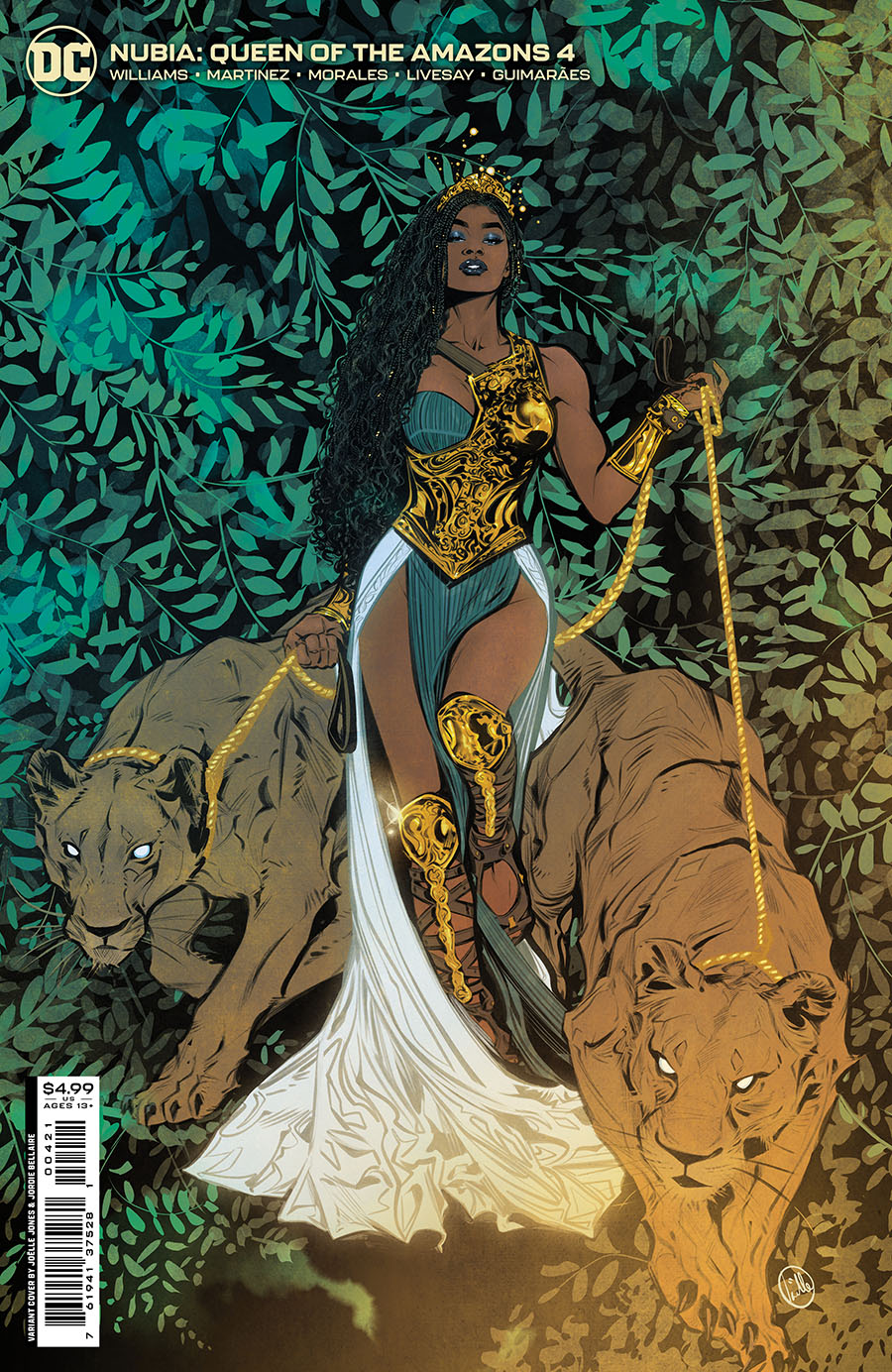 Nubia Queen Of The Amazons #4 Cover B Variant Joelle Jones Card Stock Cover