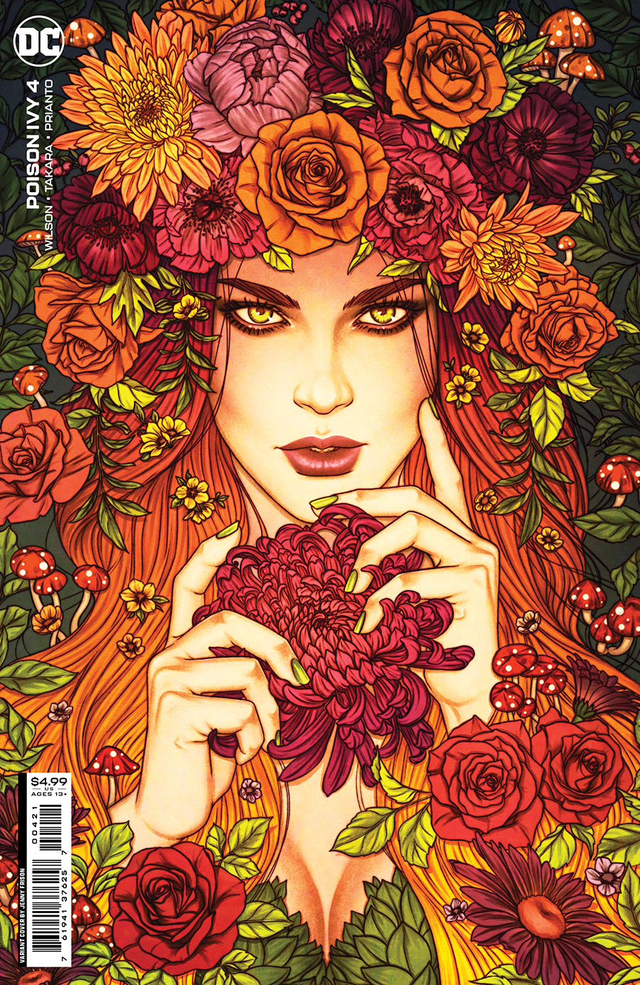 Poison Ivy #4 Cover B Variant Jenny Frison Card Stock Cover