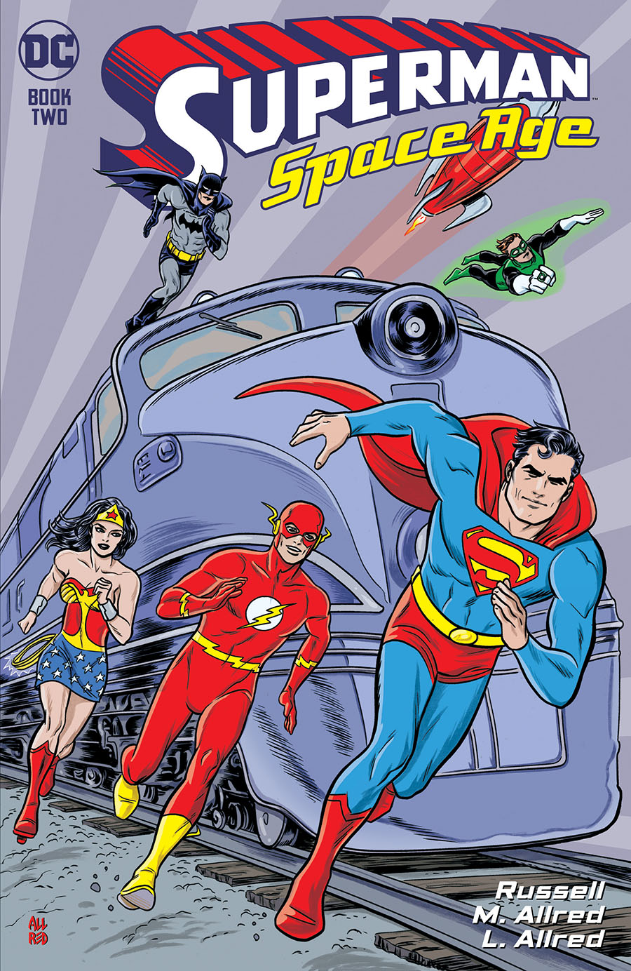 Superman Space Age #2 Cover A Regular Michael Allred Cover