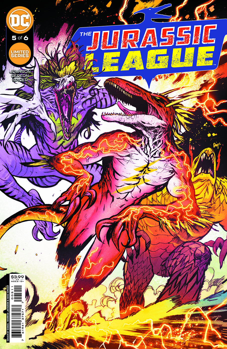 Jurassic League #5 Cover A Regular Daniel Warren Johnson Cover