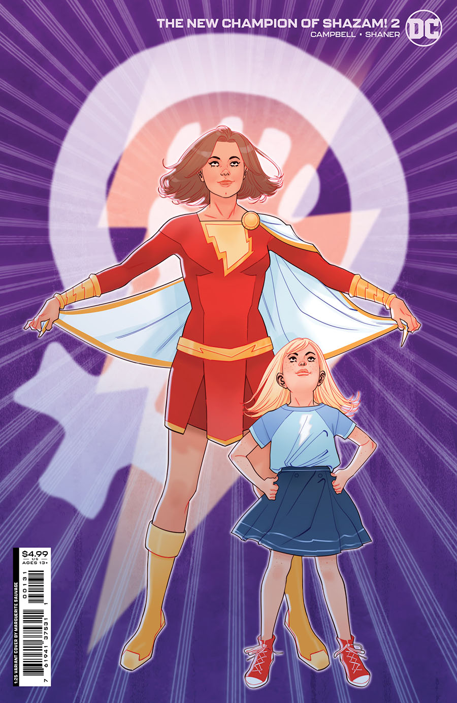 New Champion Of SHAZAM #2 Cover C Incentive Marguerite Sauvage Card Stock Variant Cover