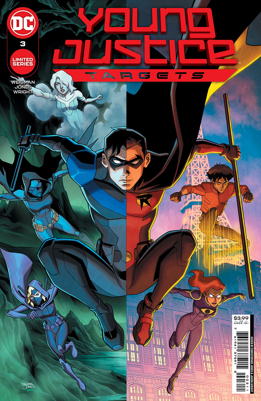 Young Justice Targets #3 Cover A Regular Christopher Jones Cover