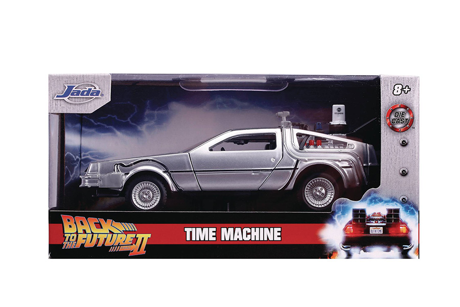 Hollywood Rides Back To The Future Part II Time Machine 1/32 Scale Vehicle
