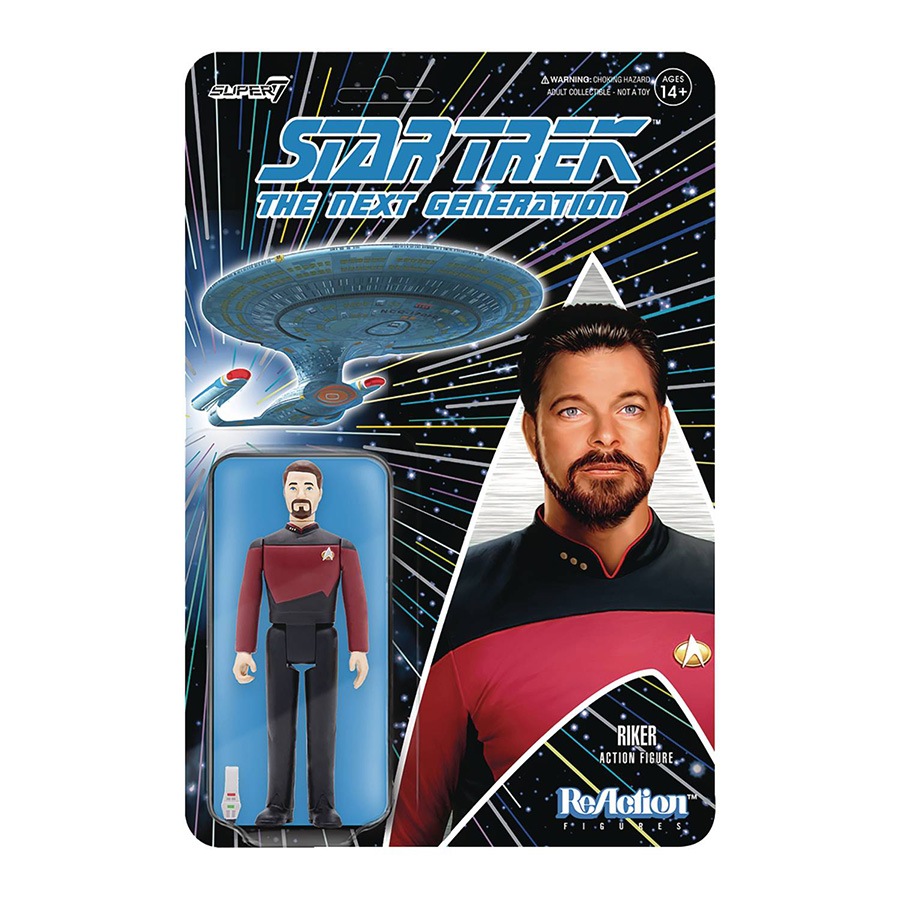 Star Trek The Next Generation ReAction Figure Wave 2 - Commander Riker