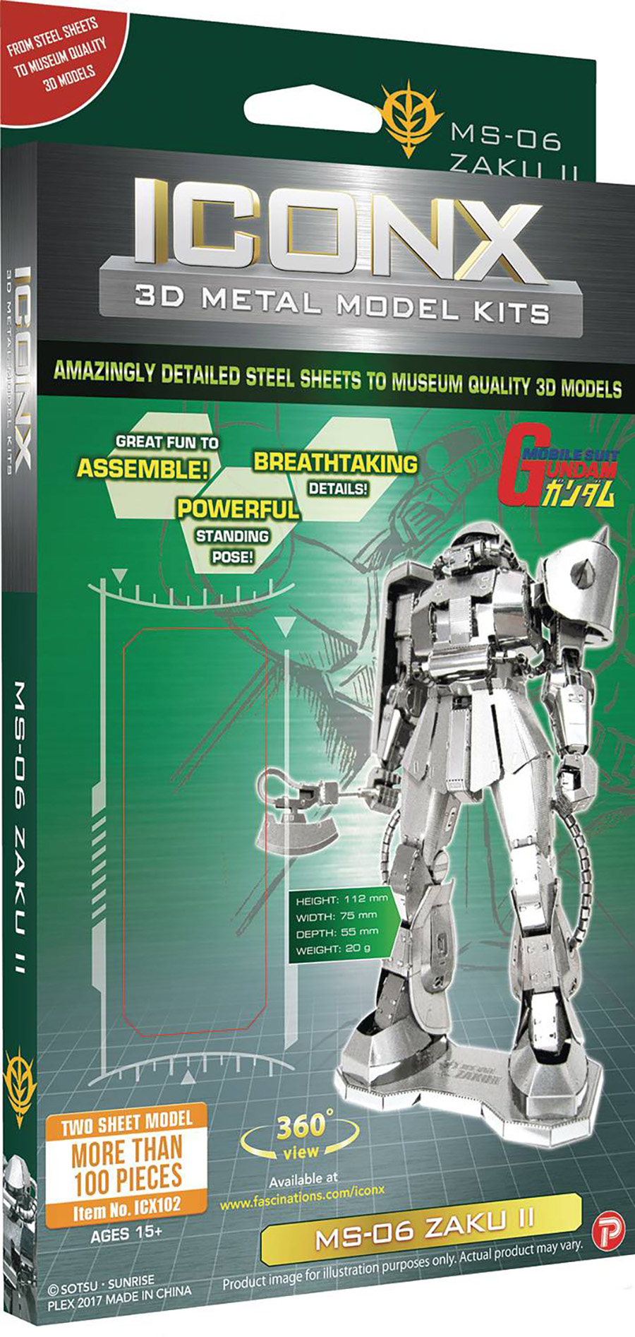 Zaku II Metal Model Kit