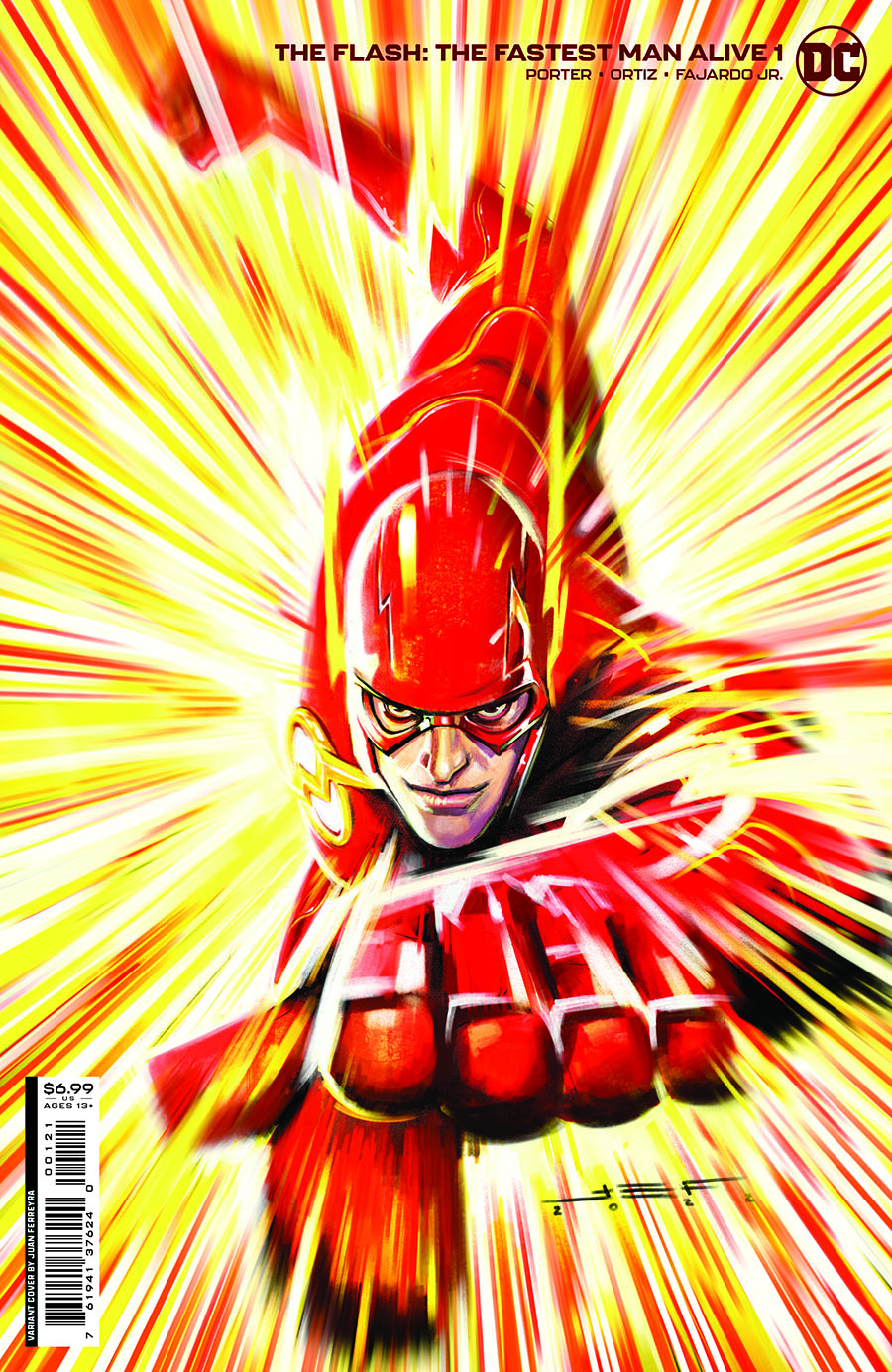 Flash The Fastest Man Alive Vol 2 #1 Cover B Variant Juan Ferreyra Card Stock Cover