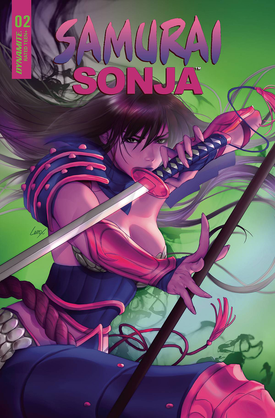 Samurai Sonja #2 Cover L Variant Lesley Leirix Li Ultraviolet Cover