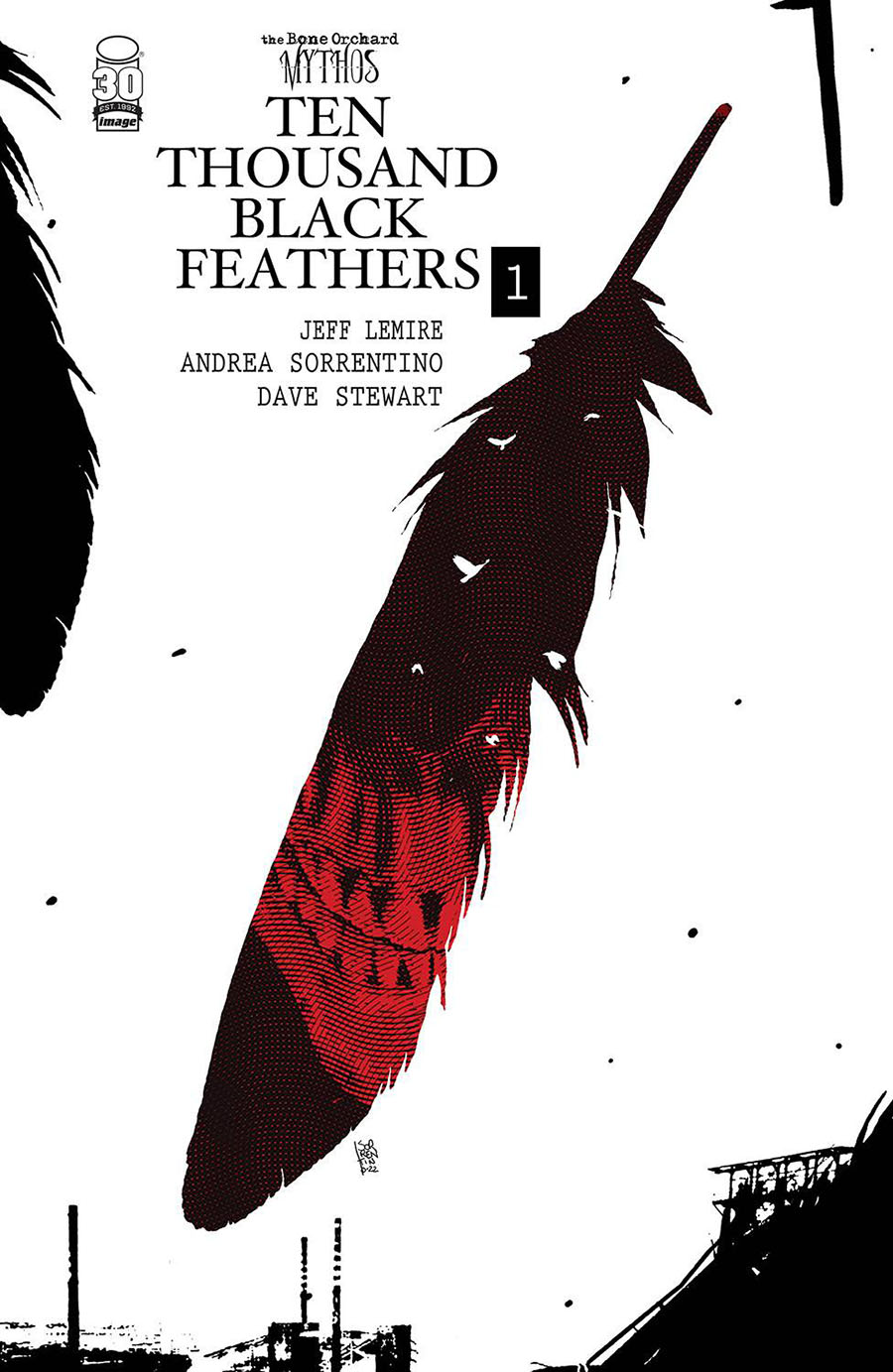 Bone Orchard Mythos Ten Thousand Black Feathers #1 Cover A Regular Andrea Sorrentino Cover