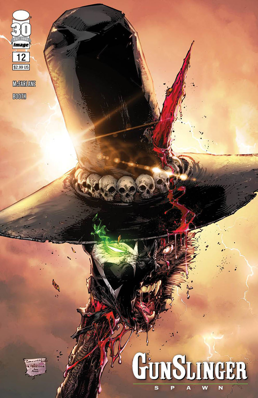 Gunslinger Spawn #12 Cover B Variant Brett Booth Cover