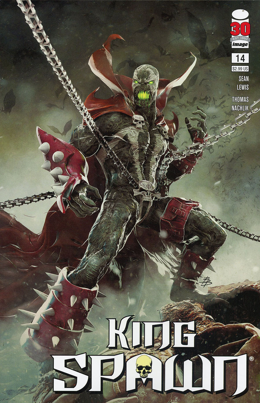 King Spawn #14 Cover A Regular Bjorn Barends Cover (Limit 1 Per Customer)