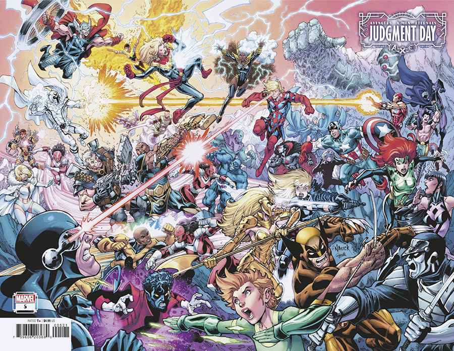 A.X.E. Judgment Day #5 Cover C Variant Todd Nauck Wraparound Cover