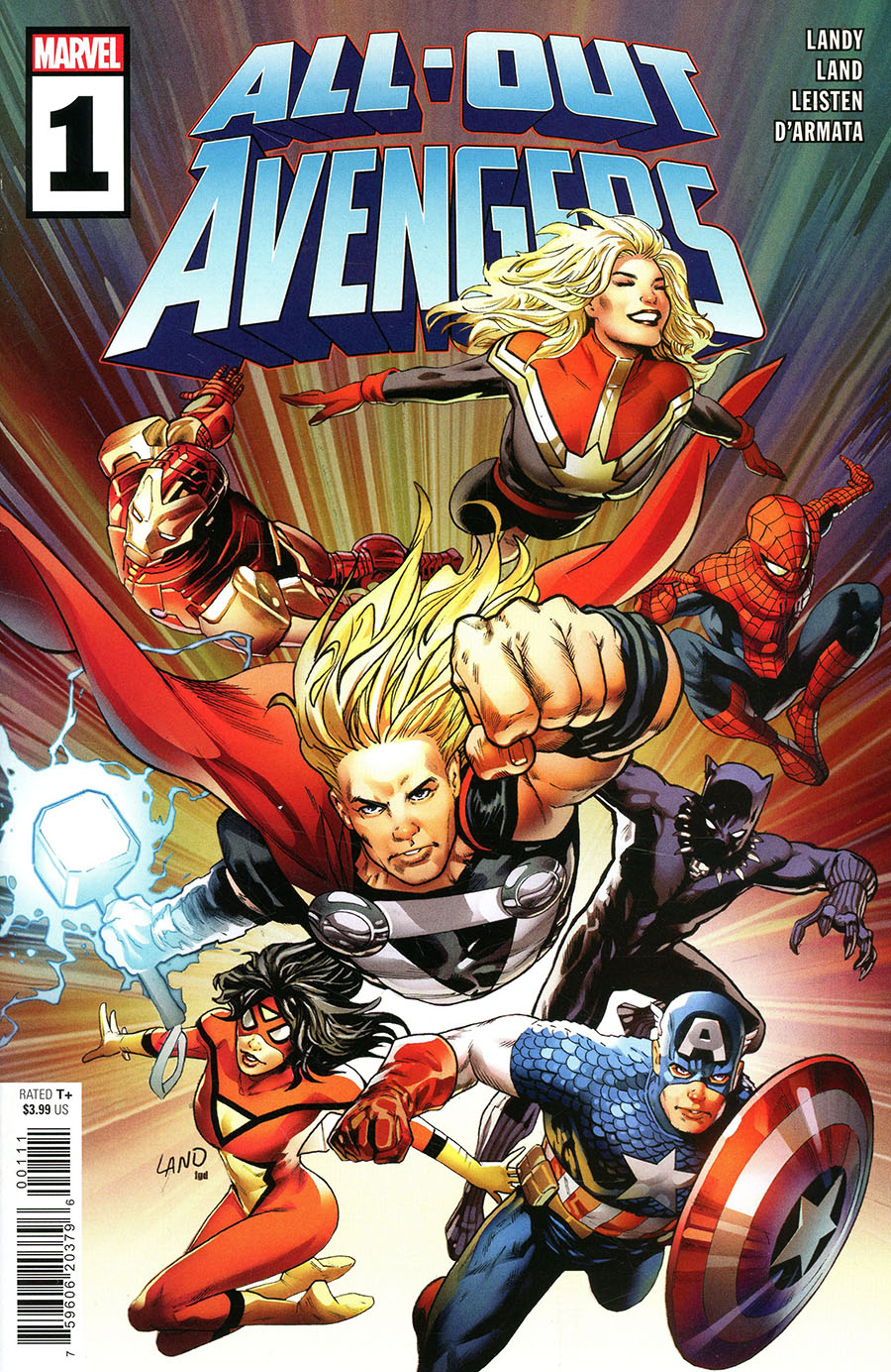 All-Out Avengers #1 Cover A Regular Greg Land Cover