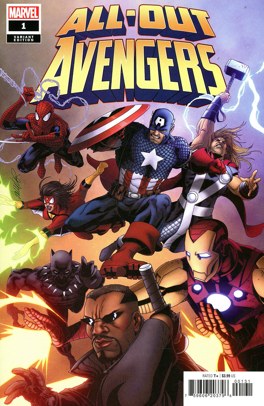 All-Out Avengers #1 Cover B Variant Salvador Larroca Cover