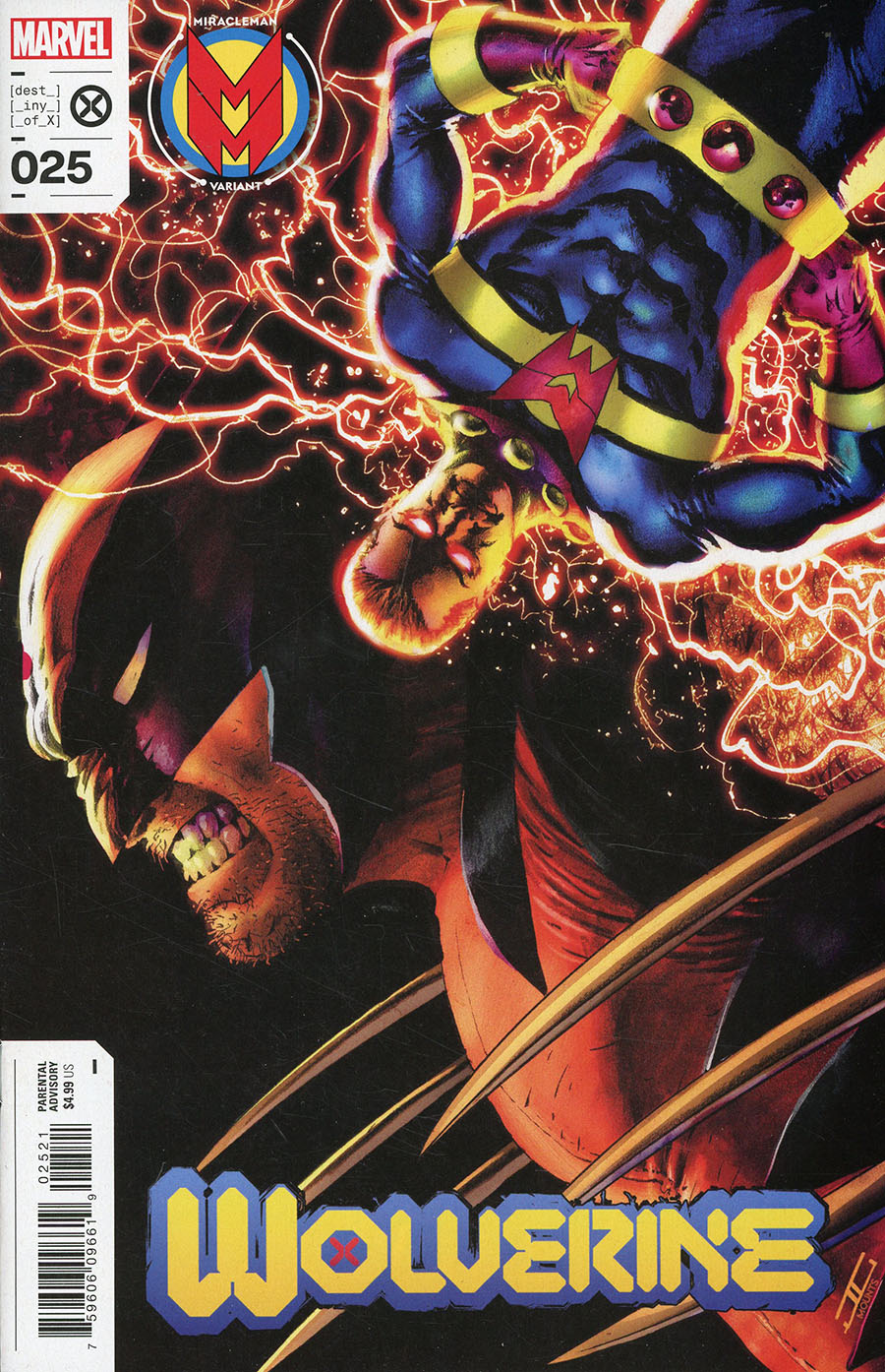 Wolverine Vol 7 #25 Cover B Variant John Cassaday Miracleman Cover (A.X.E. Judgment Day Tie-In)