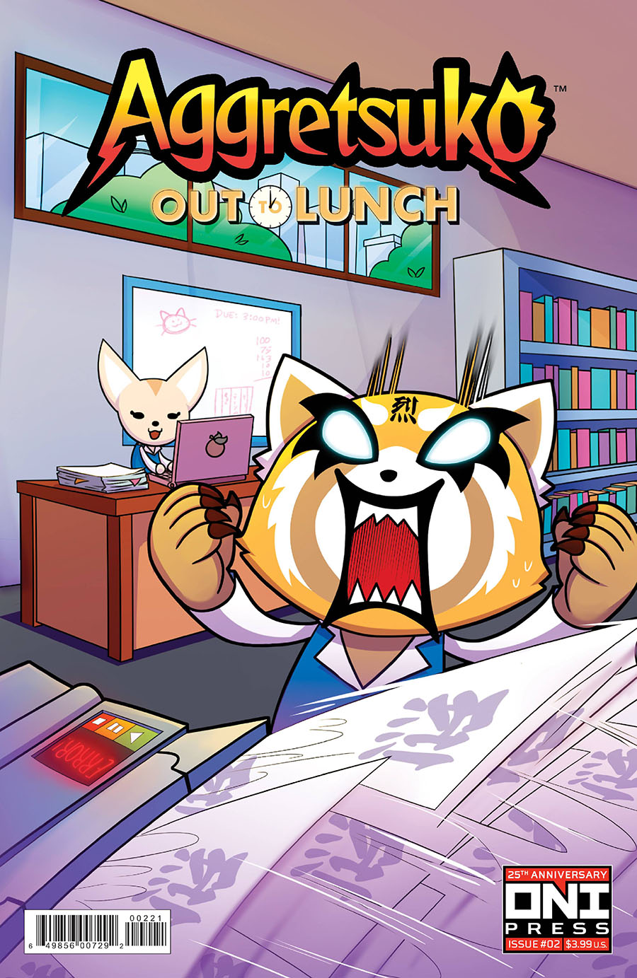 Aggretsuko Out To Lunch #2 Cover B Variant Robin Crew Cover