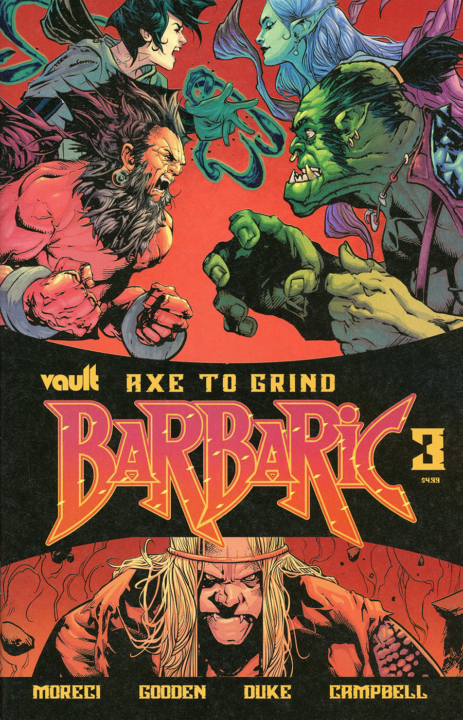 Barbaric Axe To Grind #3 Cover A Regular Nathan Gooden Cover