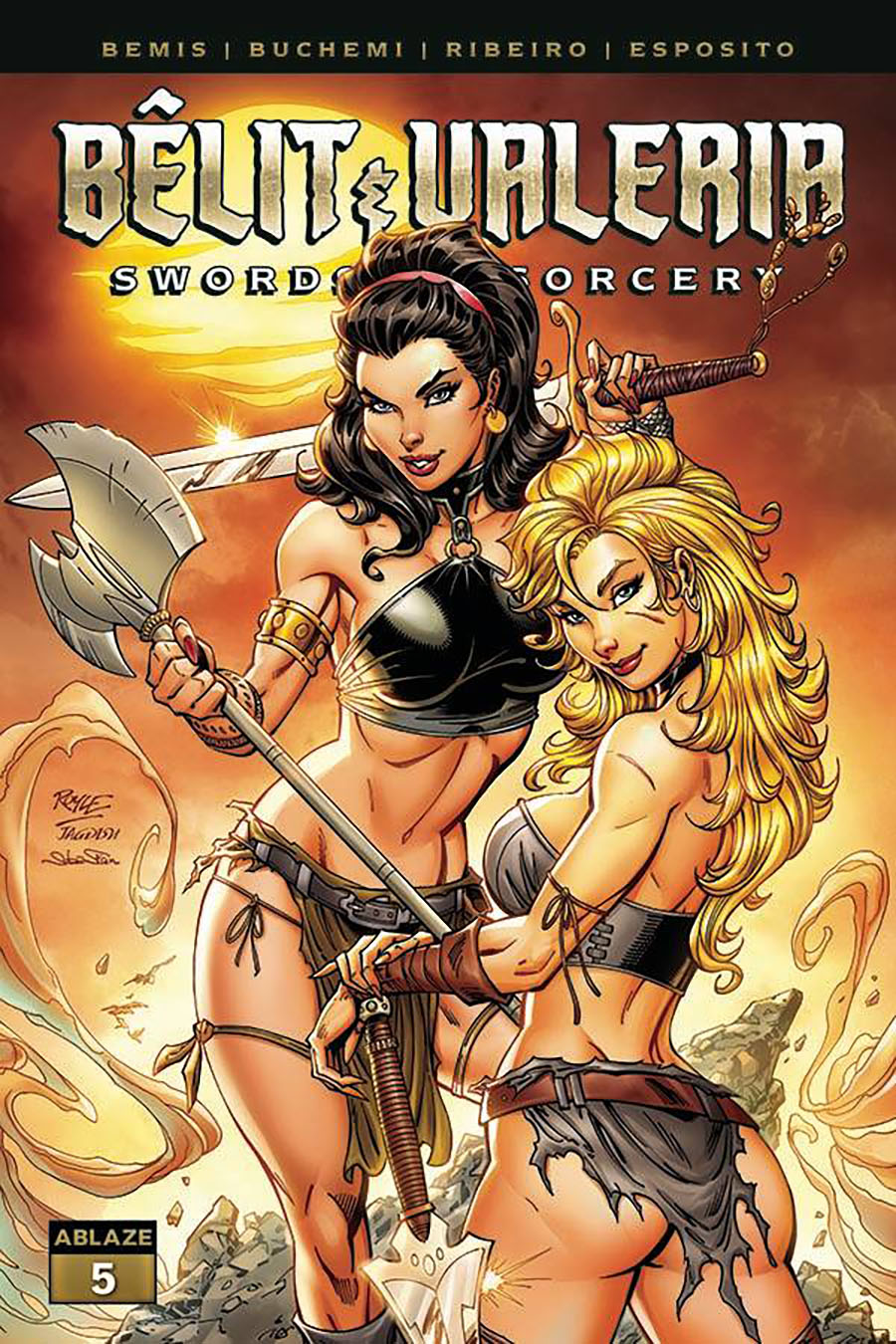 Belit & Valeria Swords vs Sorcery #5 Cover A Regular John Royle Cover