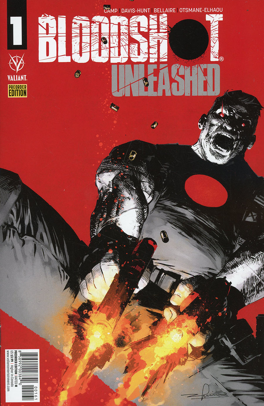 Bloodshot Unleashed #1 Cover F Variant Gerardo Zaffino Hard To Kill Pre-Order Edition