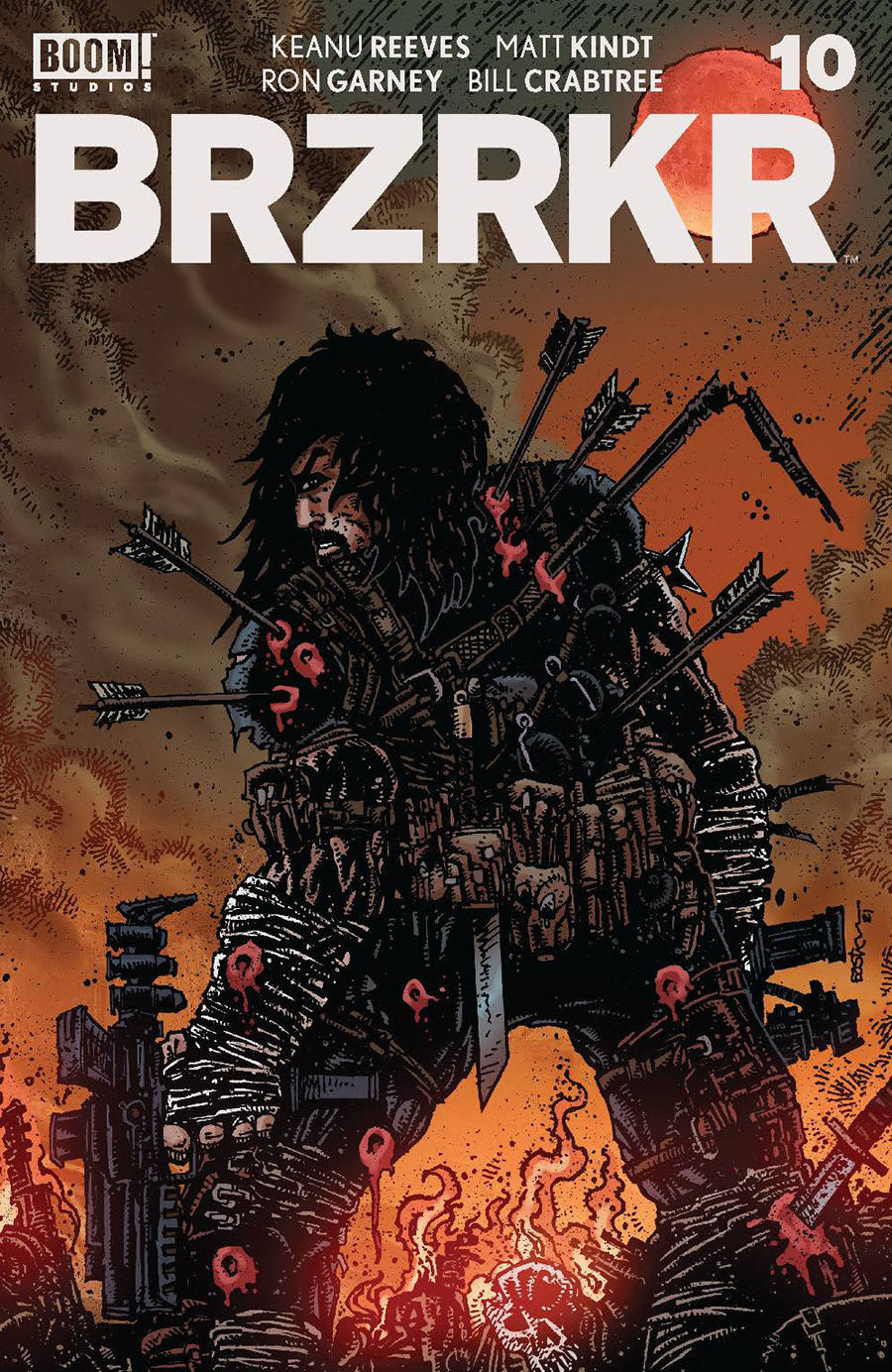 BRZRKR (Berzerker) #10 Cover B Variant Kevin Eastman Cover