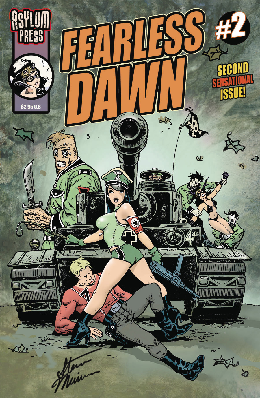 Fearless Dawn #2 Cover B Steve Mannion Signed Edition