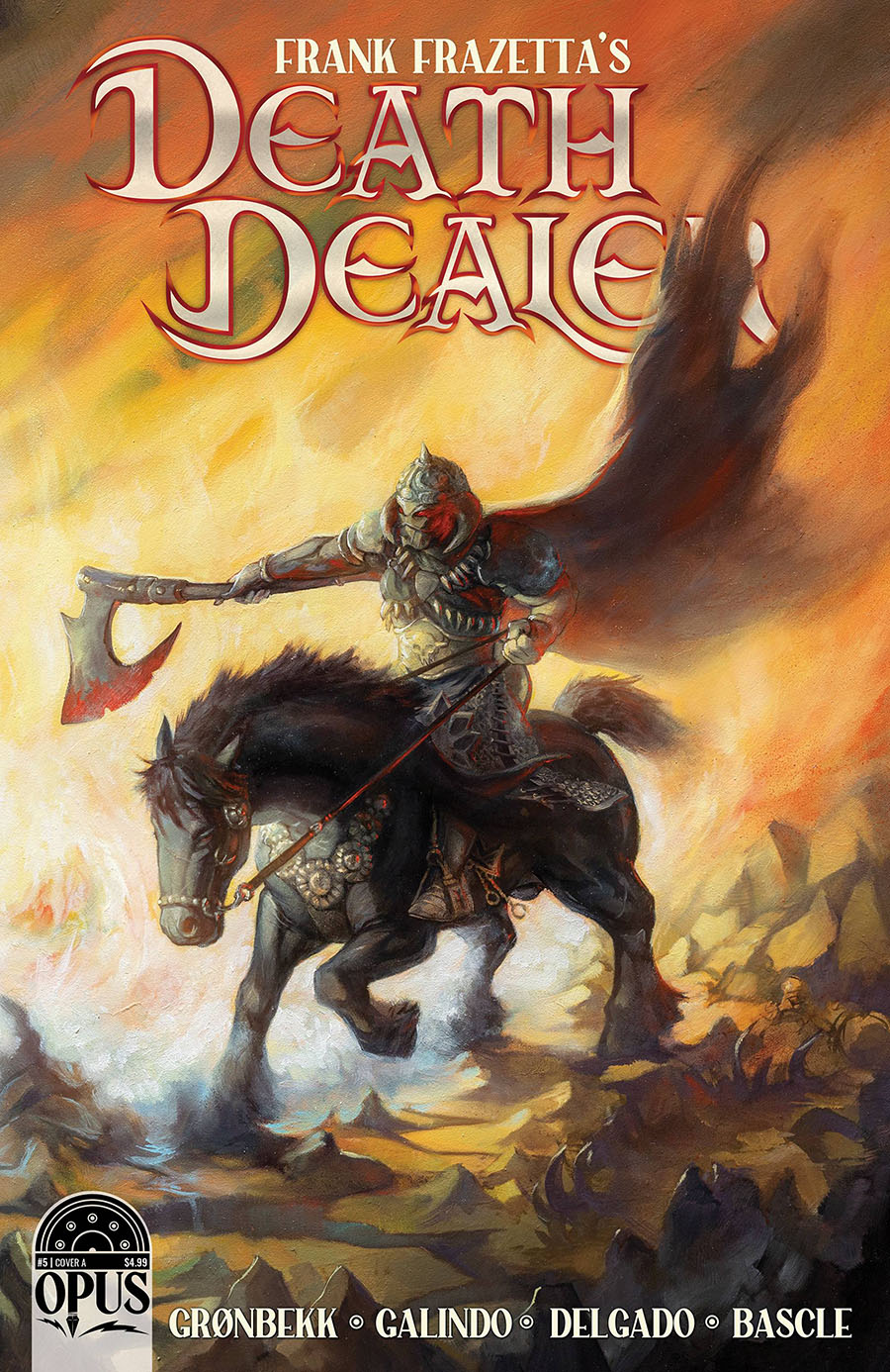 Frank Frazettas Death Dealer Vol 2 #5 Cover A Regular Meghan Hetrick Cover