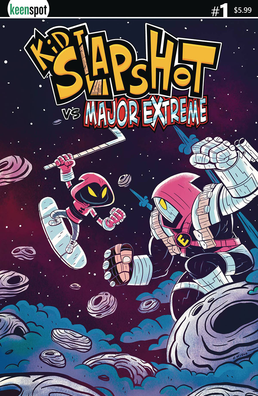 Kid Slapshot vs Major Extreme #1 Cover D Variant Clint Kisor Cover