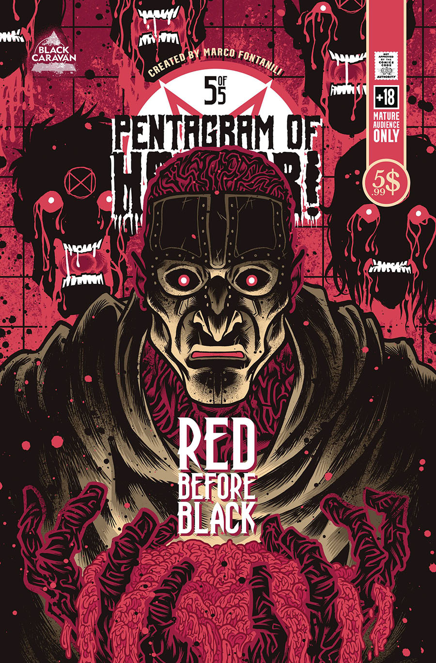 Pentagram Of Horror #5 Cover A Regular Marco Fontanili Cover