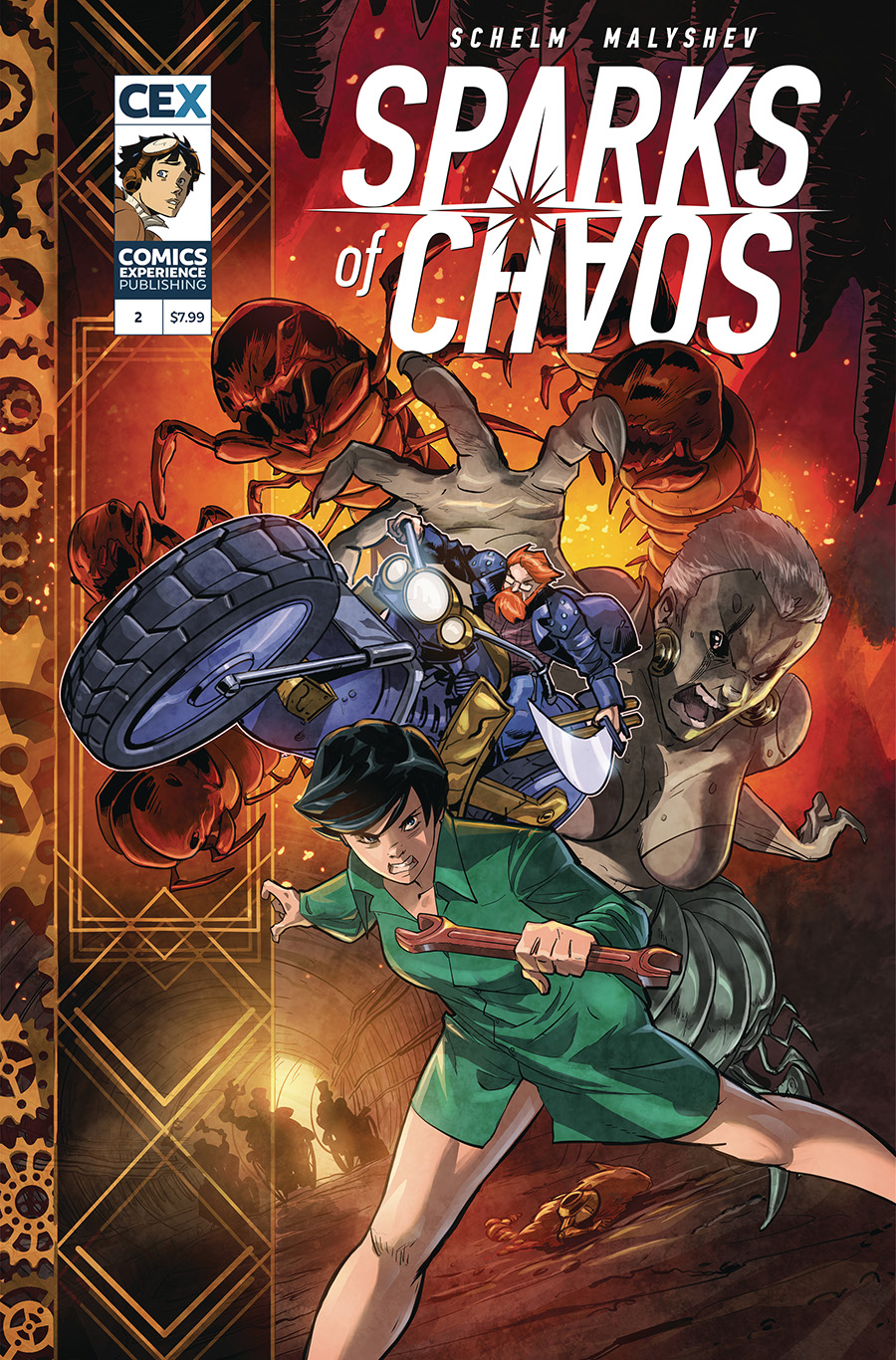 Sparks Of Chaos #2 Cover B Variant Alexander Malyshev Cover