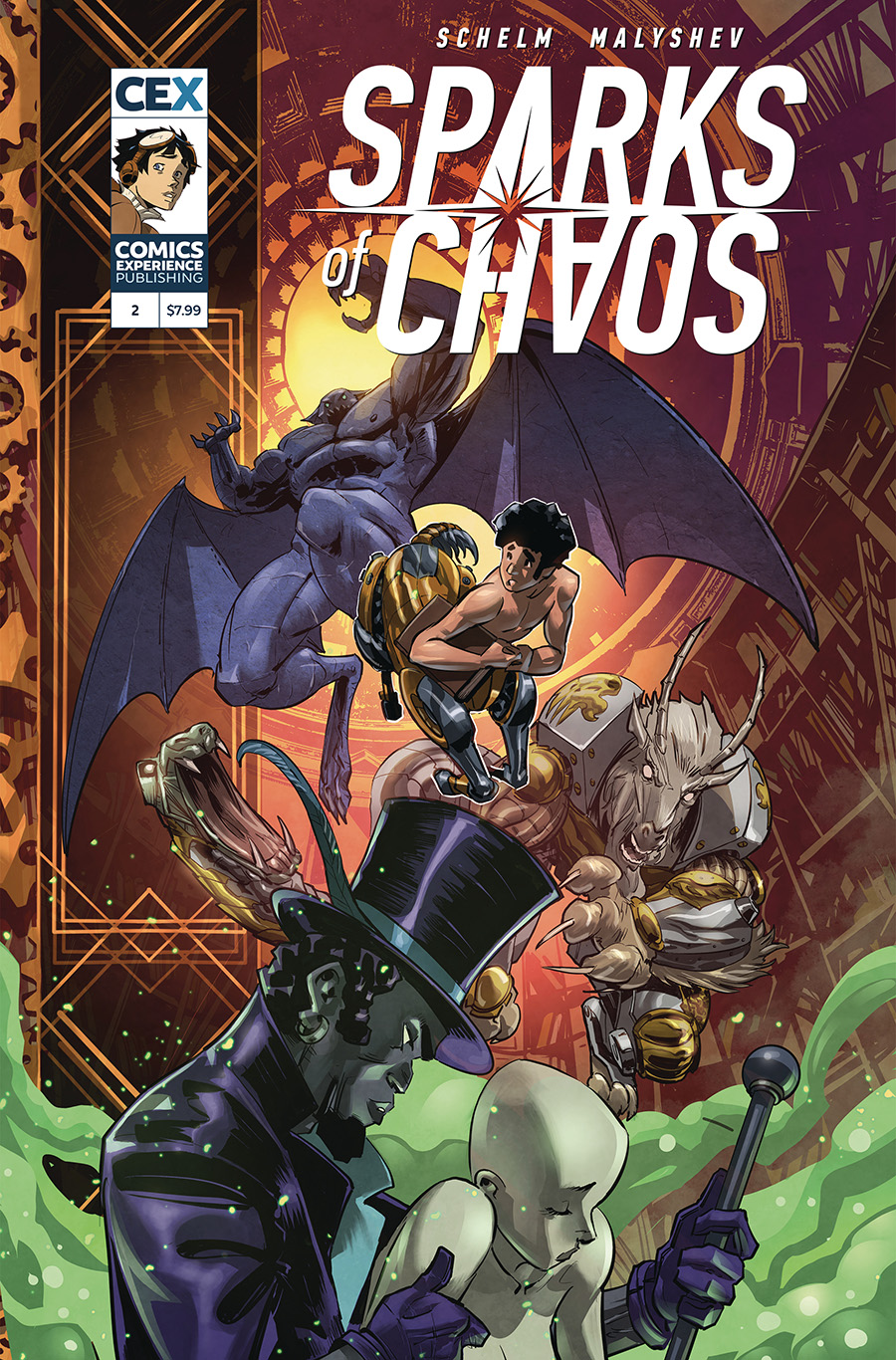 Sparks Of Chaos #2 Cover C Variant Alexander Malyshev Cover