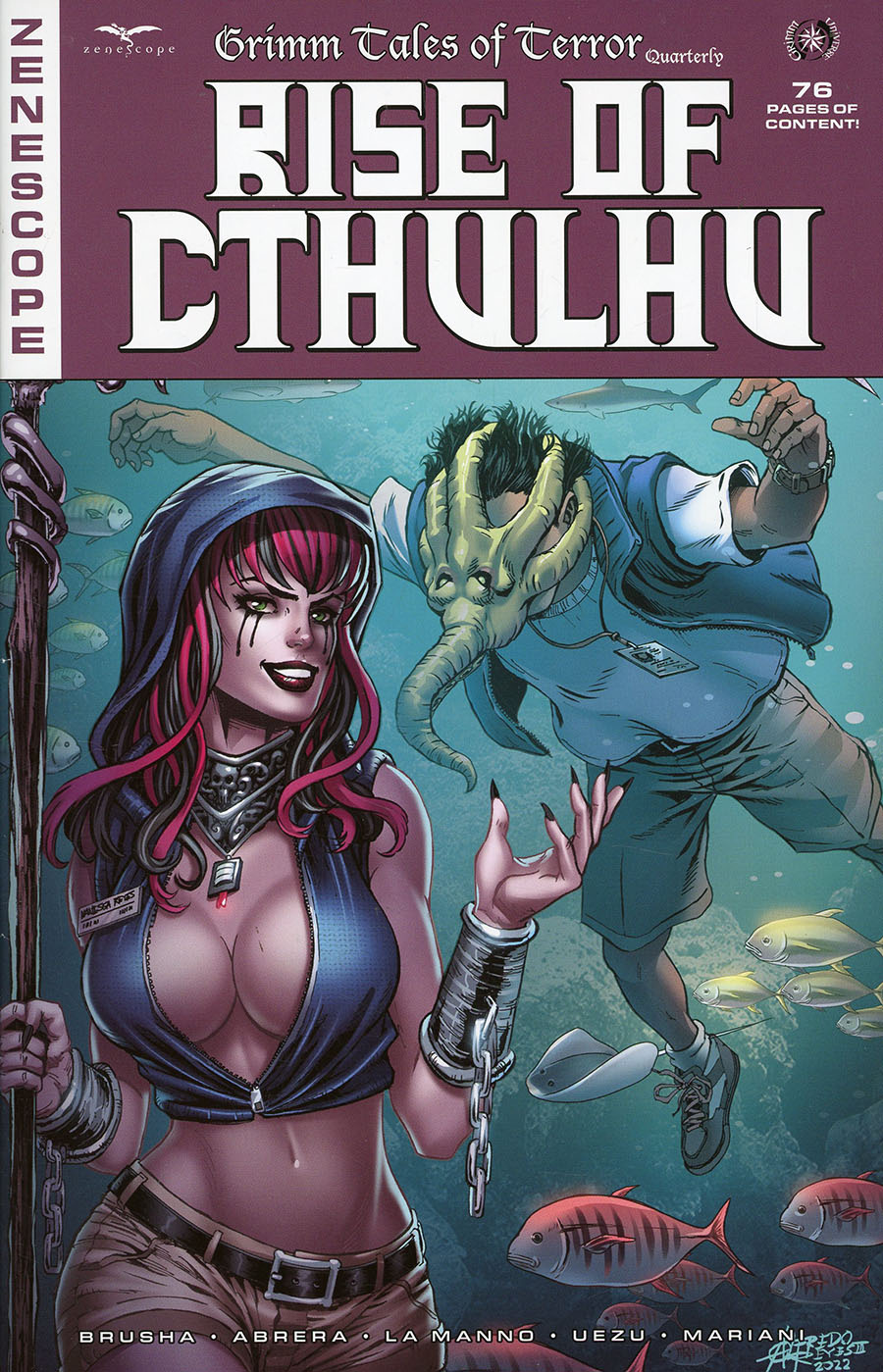Grimm Fairy Tales Presents Grimm Tales Of Terror Quarterly #7 Rise Of Cthulhu Cover D Alfredo Reyes