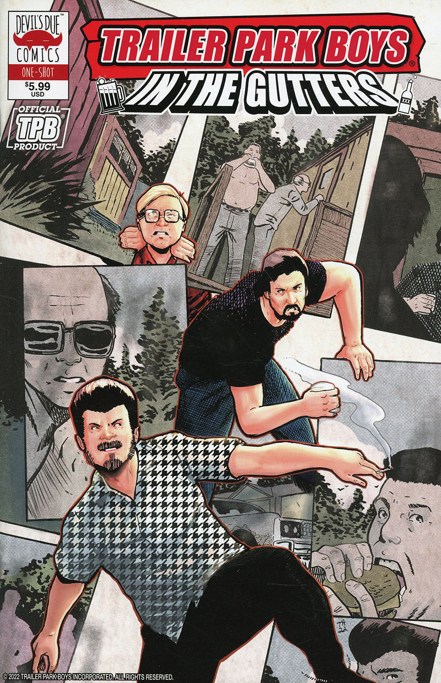 Trailer Park Boys In The Gutters #1 Cover B Variant Travis Hymel Cover