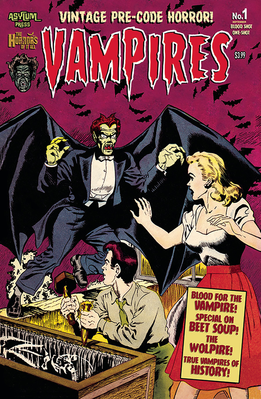 Vampires Blood Shot #1 (One Shot) Cover A Regular Sid Check Cover