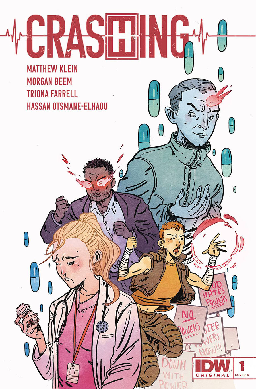 Crashing #1 Cover A Regular Morgan Beem Cover