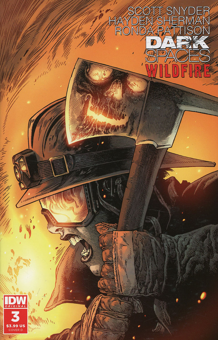 Dark Spaces Wildfire #3 Cover D Variant Gabriel Rodriguez Cover