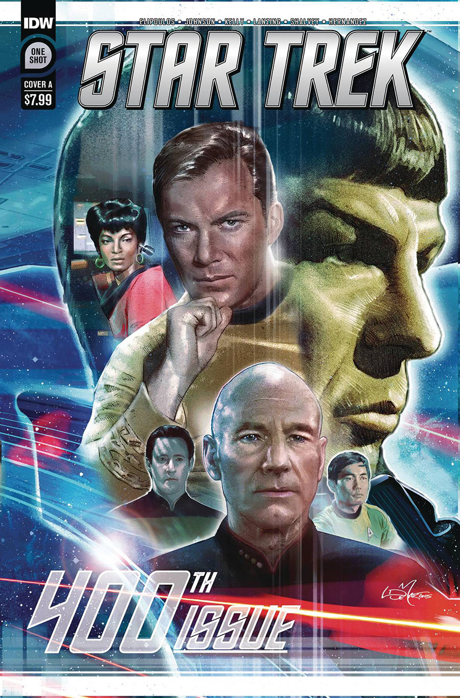 Star Trek (One Shot) #400 Cover A Regular Louie De Martinis Cover