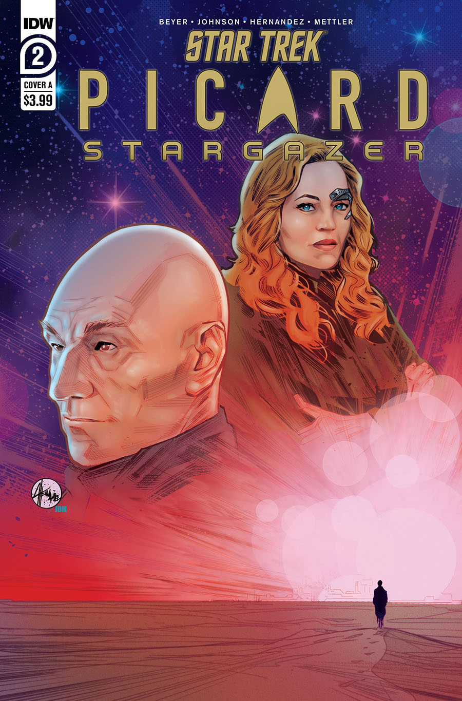 Star Trek Picard Stargazer #2 Cover A Regular Angel Hernandez Cover