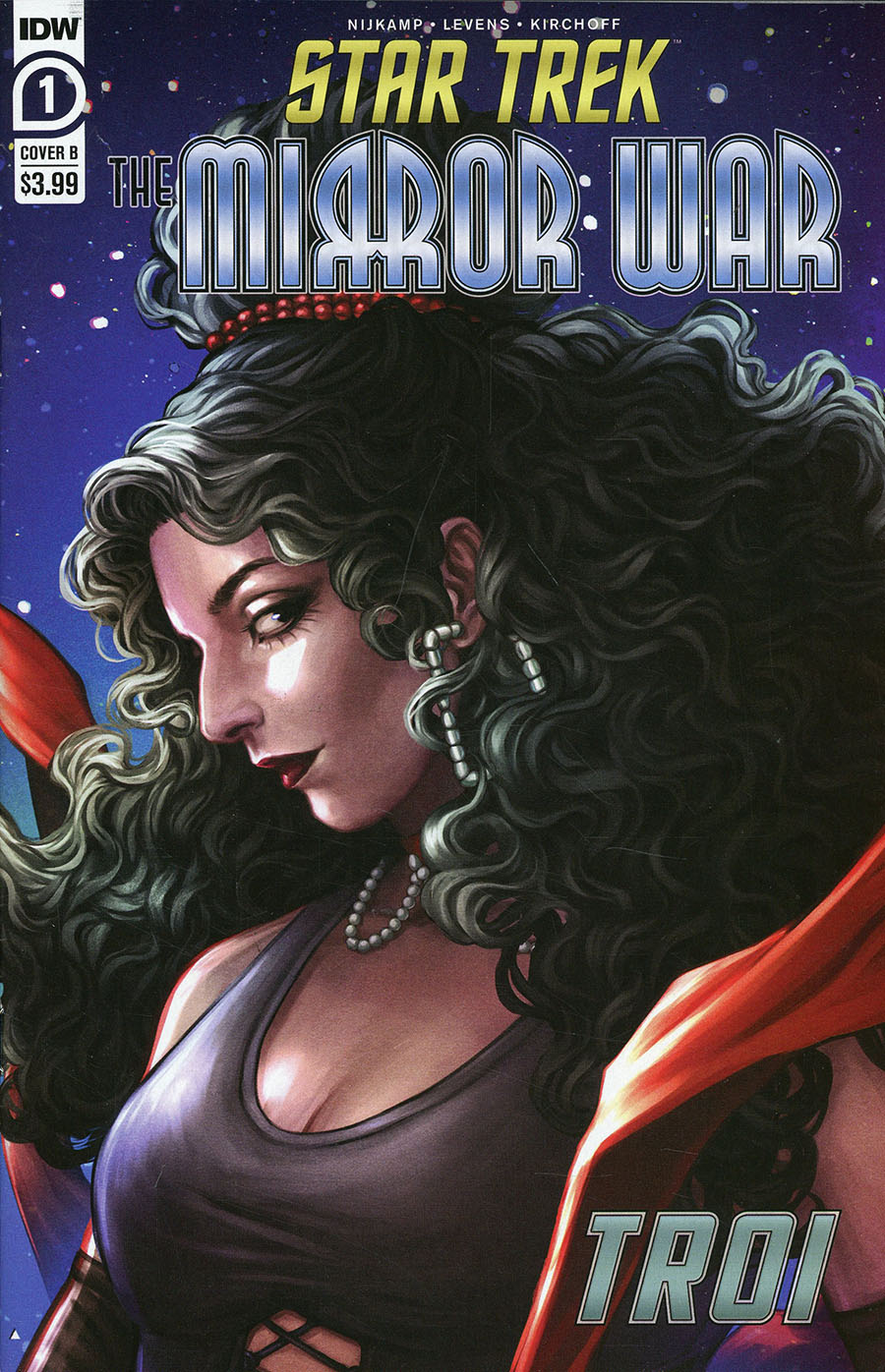 Star Trek The Mirror War Troi #1 (One Shot) Cover B Variant Ejiwa Edge Ebenebe Cover