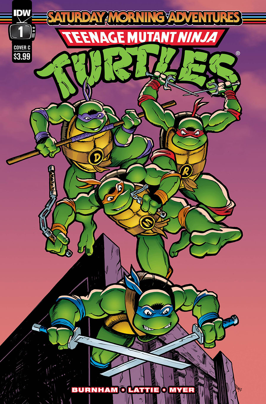 Teenage Mutant Ninja Turtles Saturday Morning Adventures #1 Cover C Variant Toni Gregori Cover