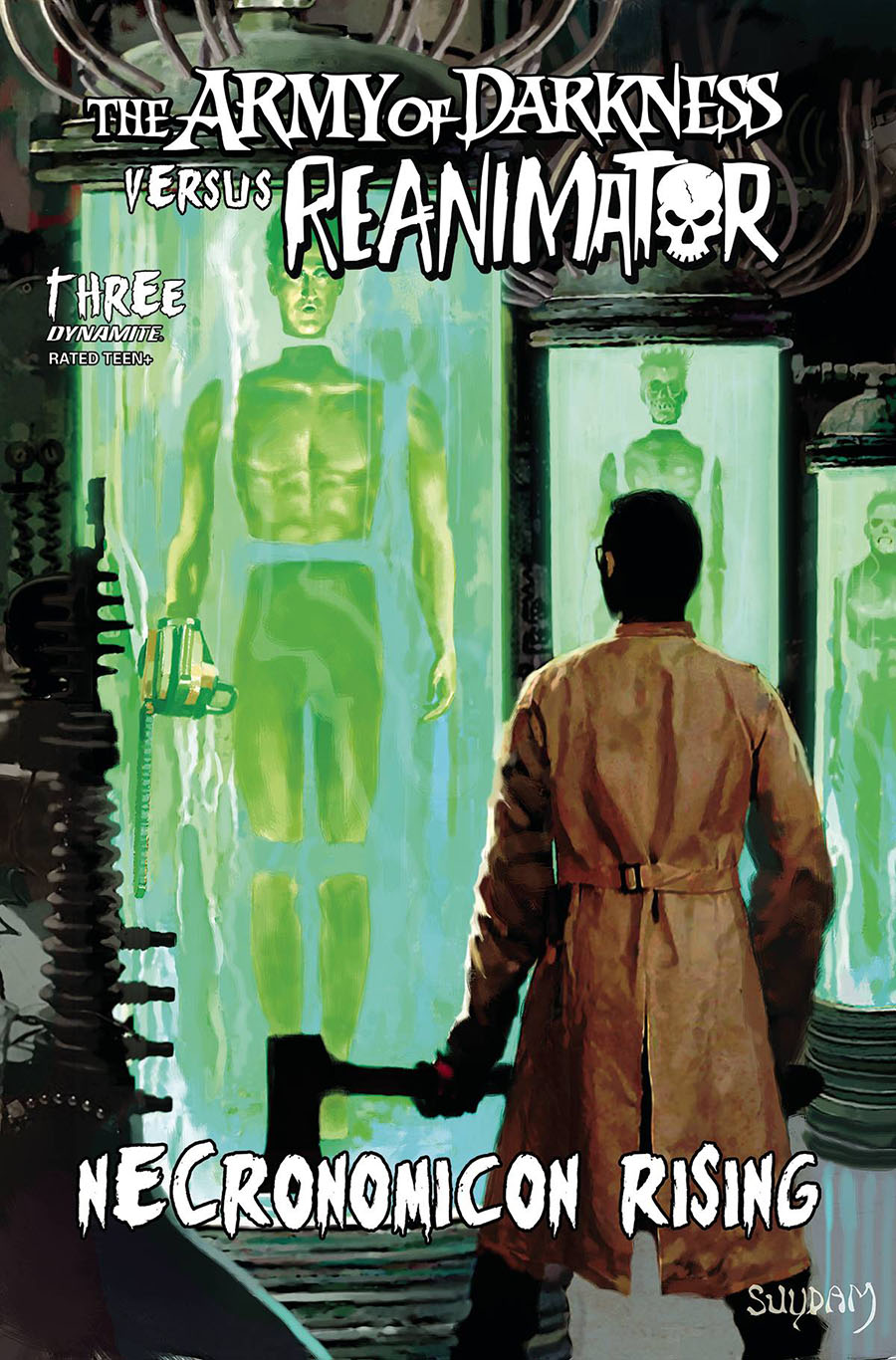 Army Of Darkness vs Reanimator Necronomicon Rising #3 Cover C Variant Arthur Suydam Cover